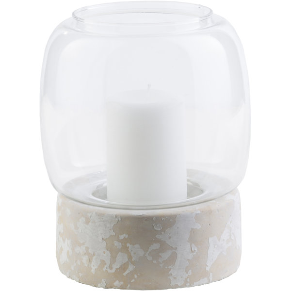 Highland Dunes 10.6'' H Concrete / Cement Votive Holder Wayfair